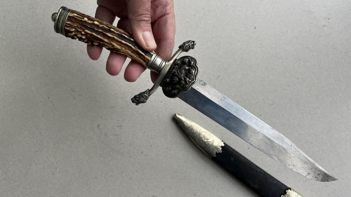 dague / couteau Bowie de luxe allemand-photo-2