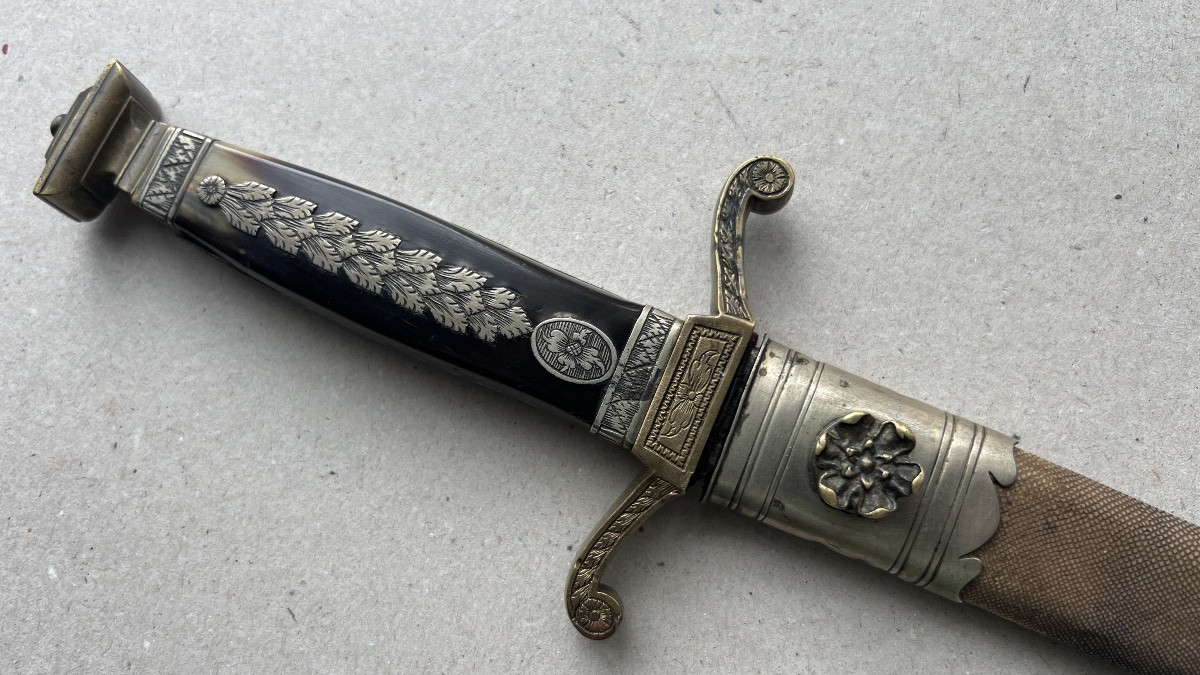 Italian Hunting Dagger From The First Empire-photo-3