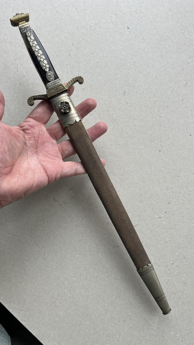 Italian Hunting Dagger From The First Empire-photo-4