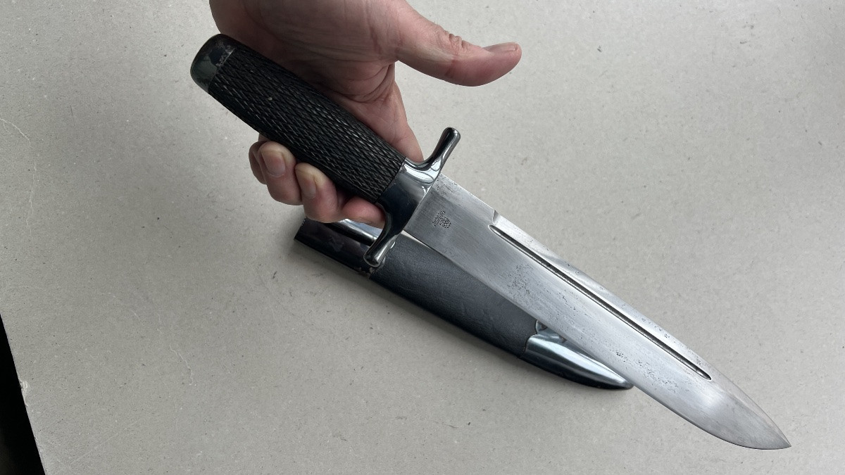 Large Russian Hunting Knife From The Tsarist Period-photo-6