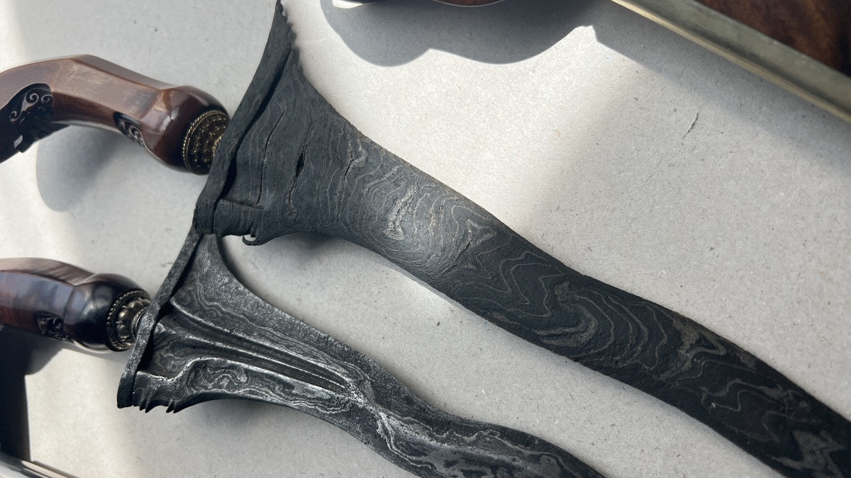 Set Of 5  Indonesian Kris Daggers-photo-4