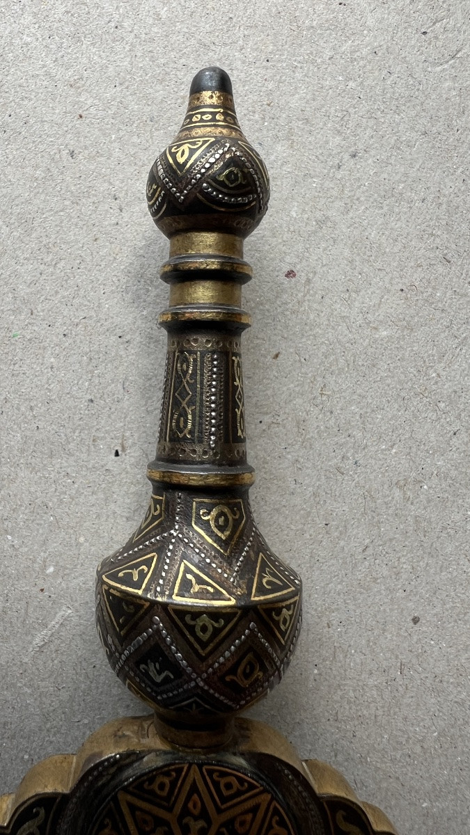 Tolede Dagger In The Moorish Style With Gold Damascened Details-photo-5