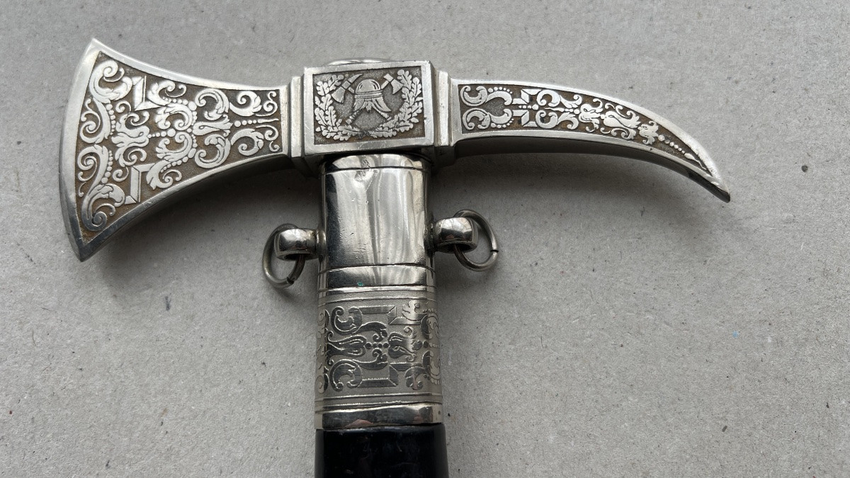 German Luxury Firefighter's Axe In 3/4 Proportion-photo-2