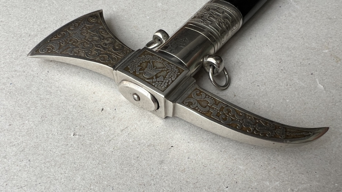 German Luxury Firefighter's Axe In 3/4 Proportion-photo-3