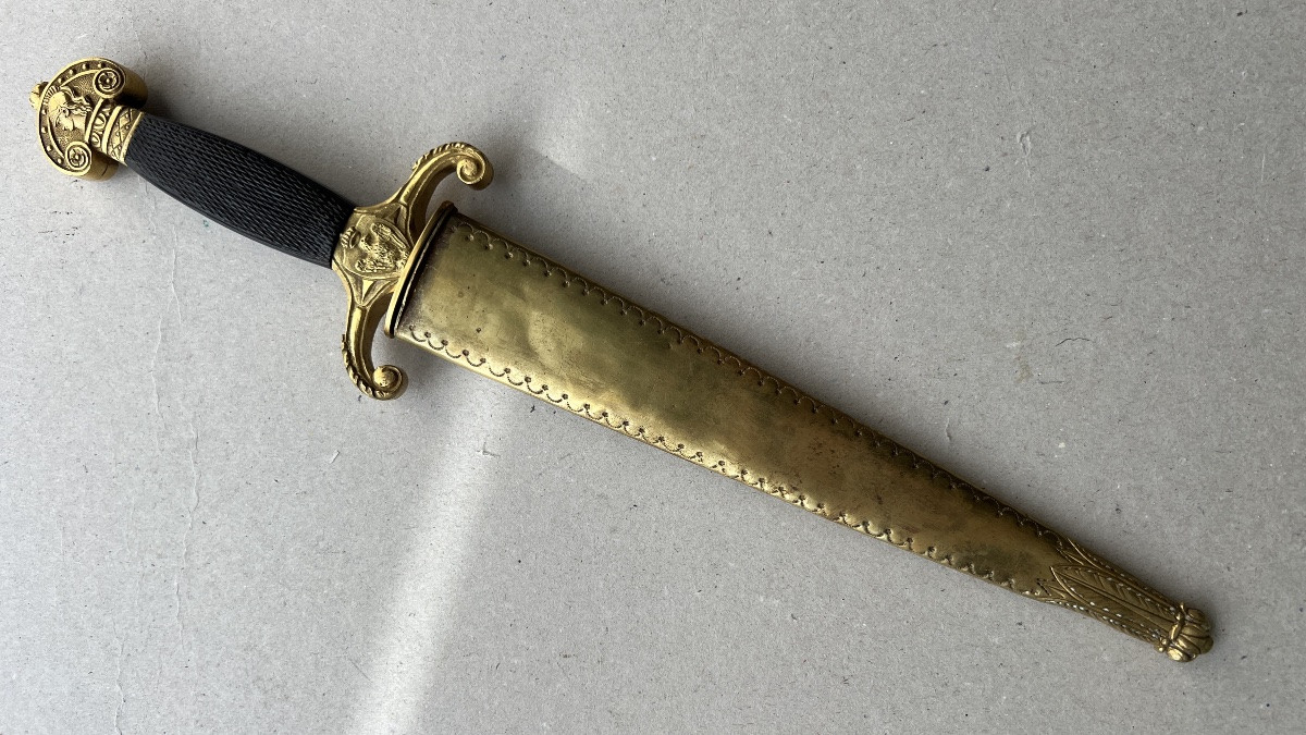 French Deluxe Naval Officers Dagger -photo-4