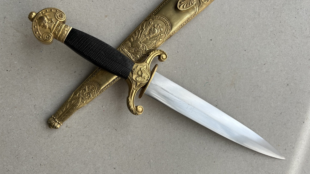 French Deluxe Naval Officers Dagger -photo-3