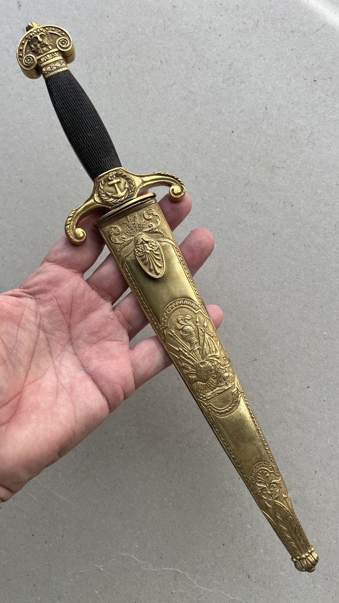 French Deluxe Naval Officers Dagger -photo-7