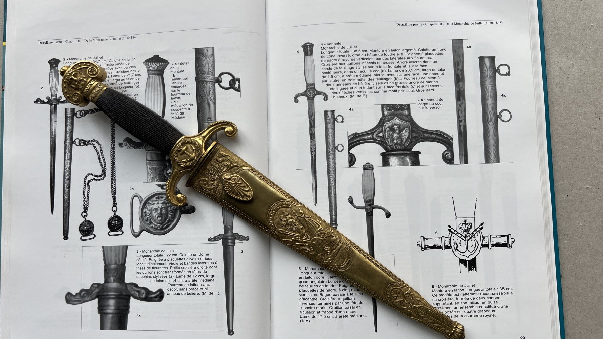 French Deluxe Naval Officers Dagger -photo-8