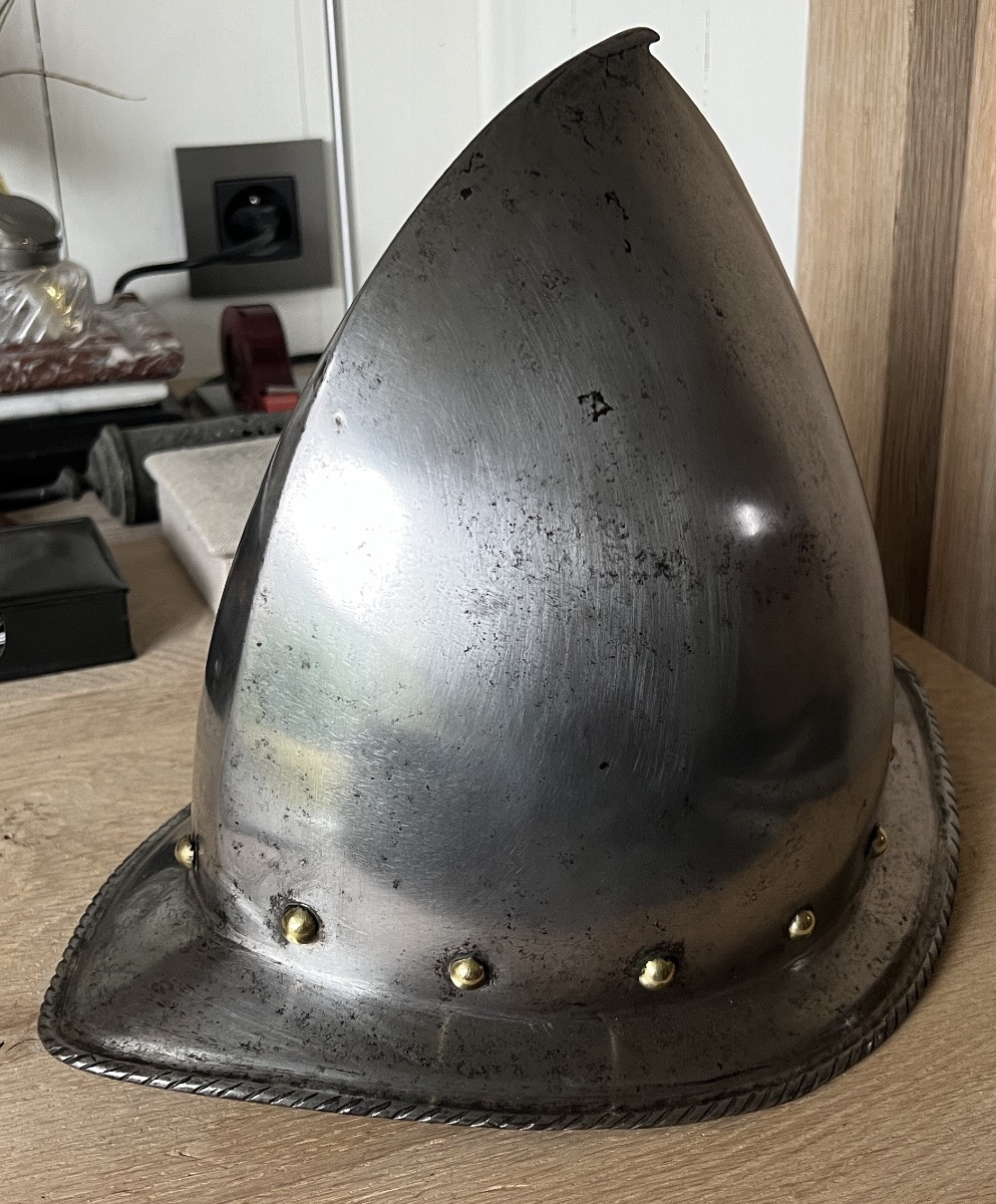 casque cabasset morion de haut modèle-photo-2