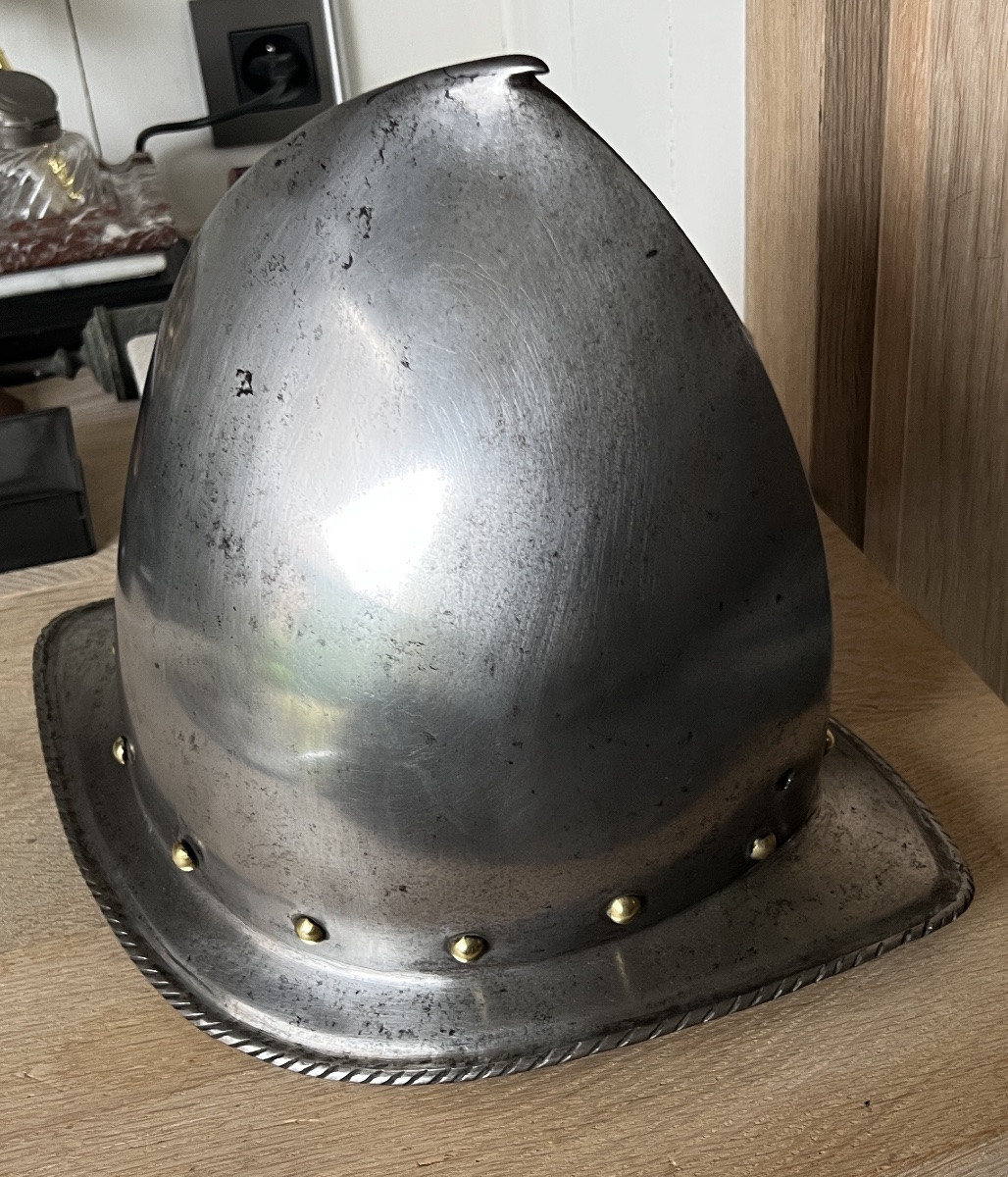 casque cabasset morion de haut modèle-photo-4