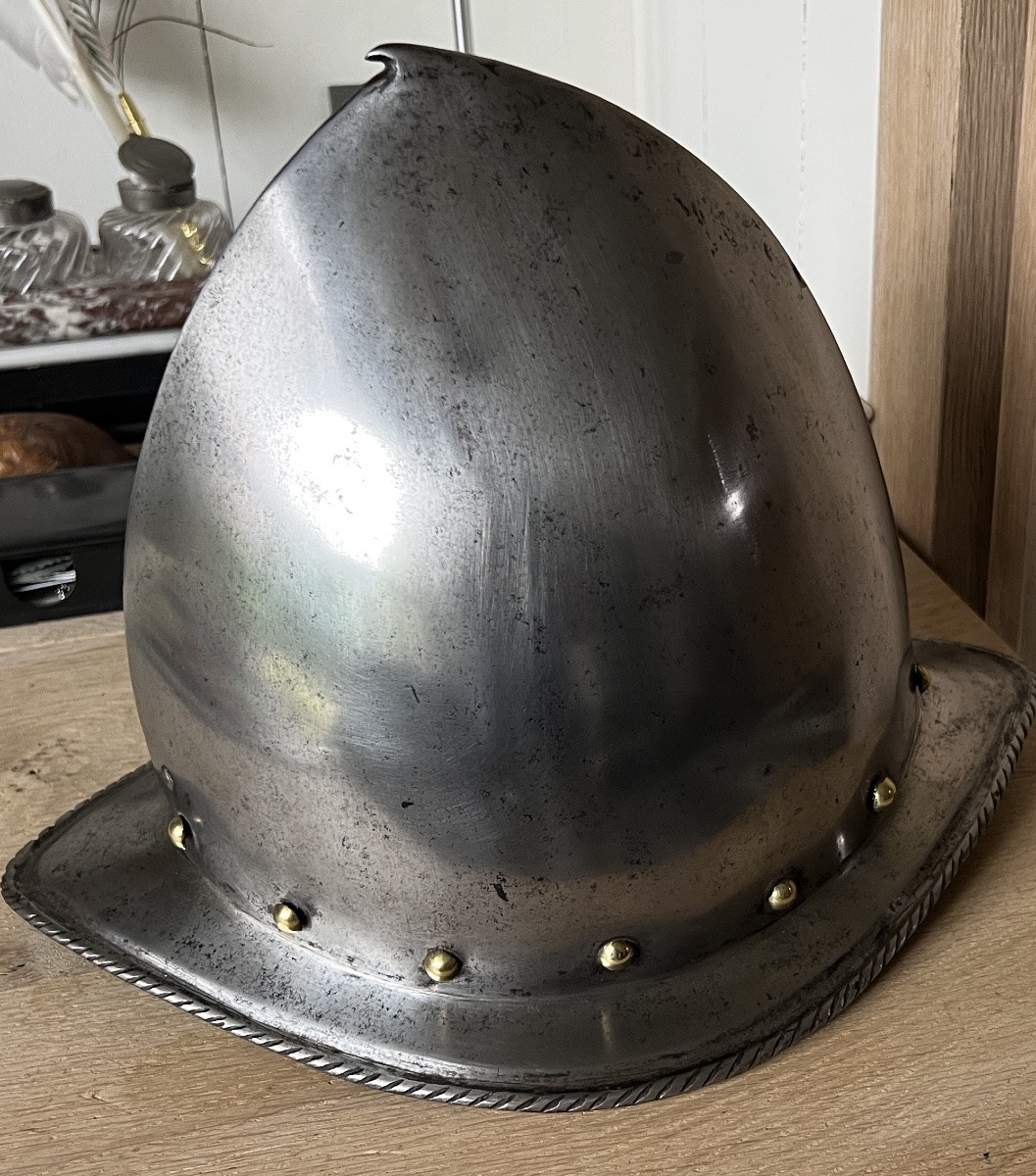 casque cabasset morion de haut modèle-photo-2