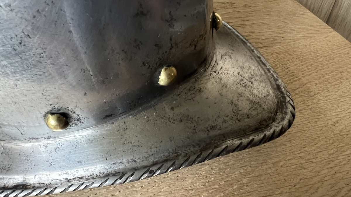 casque cabasset morion de haut modèle-photo-3