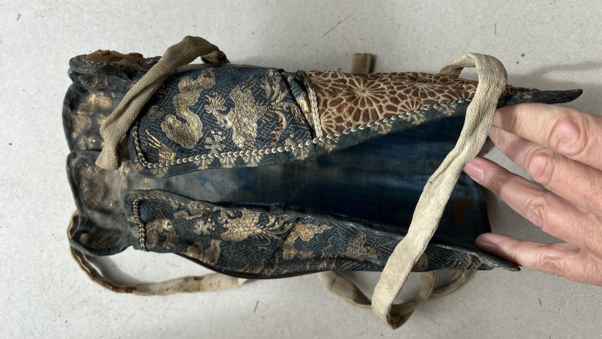Suneate pour grande armure de samurai-photo-2
