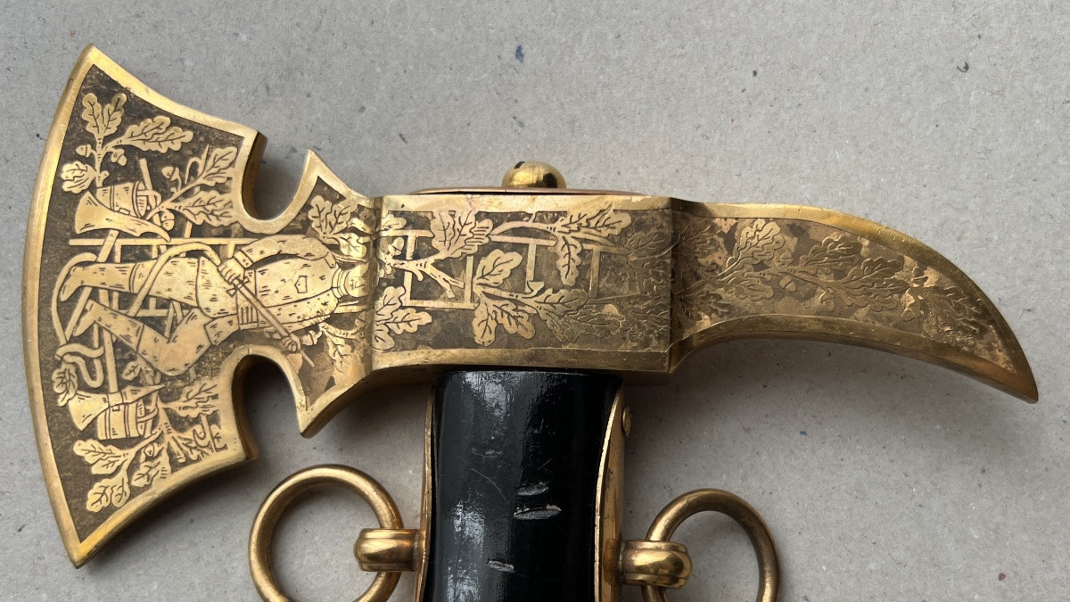 German Officer's Parade Fireman's Axe 1936-photo-4