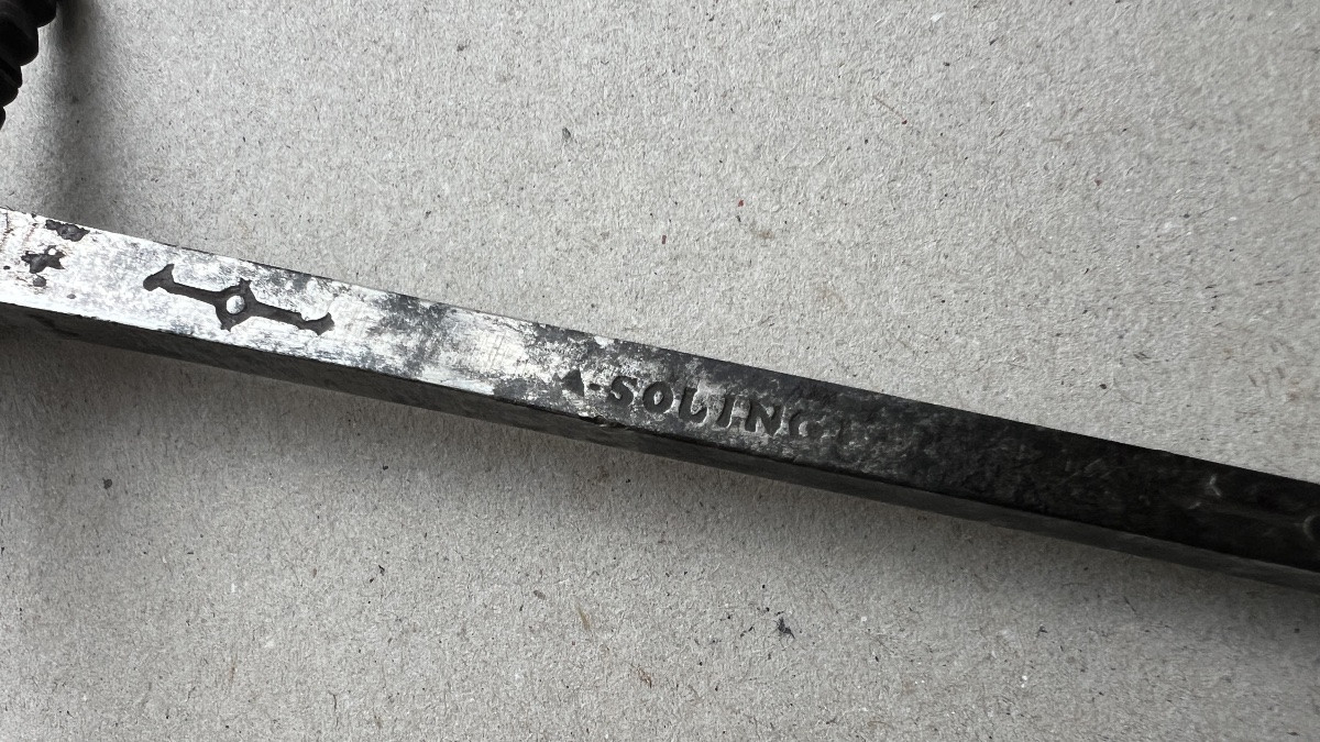 stylet dague baionnette a bouchon allemande de 1700-photo-1