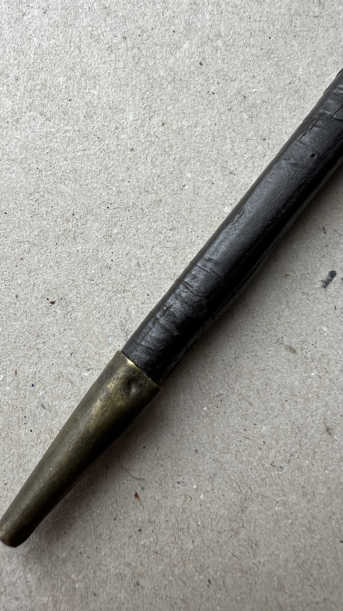 stylet dague baionnette a bouchon allemande de 1700-photo-7