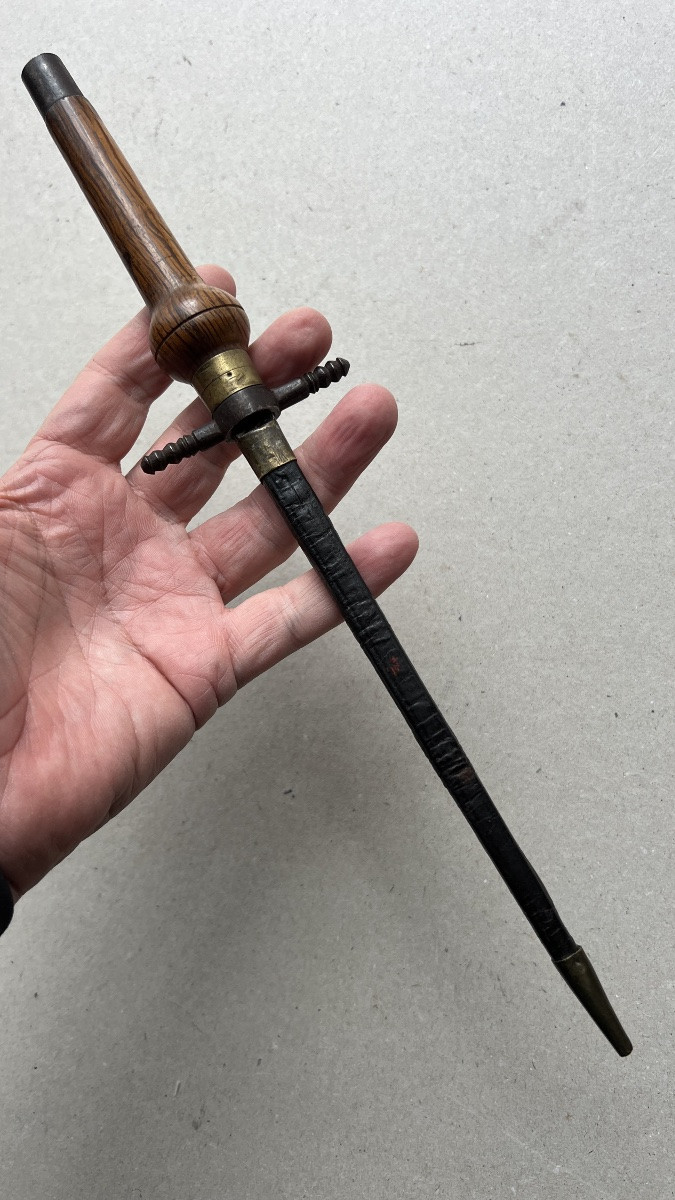 stylet dague baionnette a bouchon allemande de 1700-photo-8