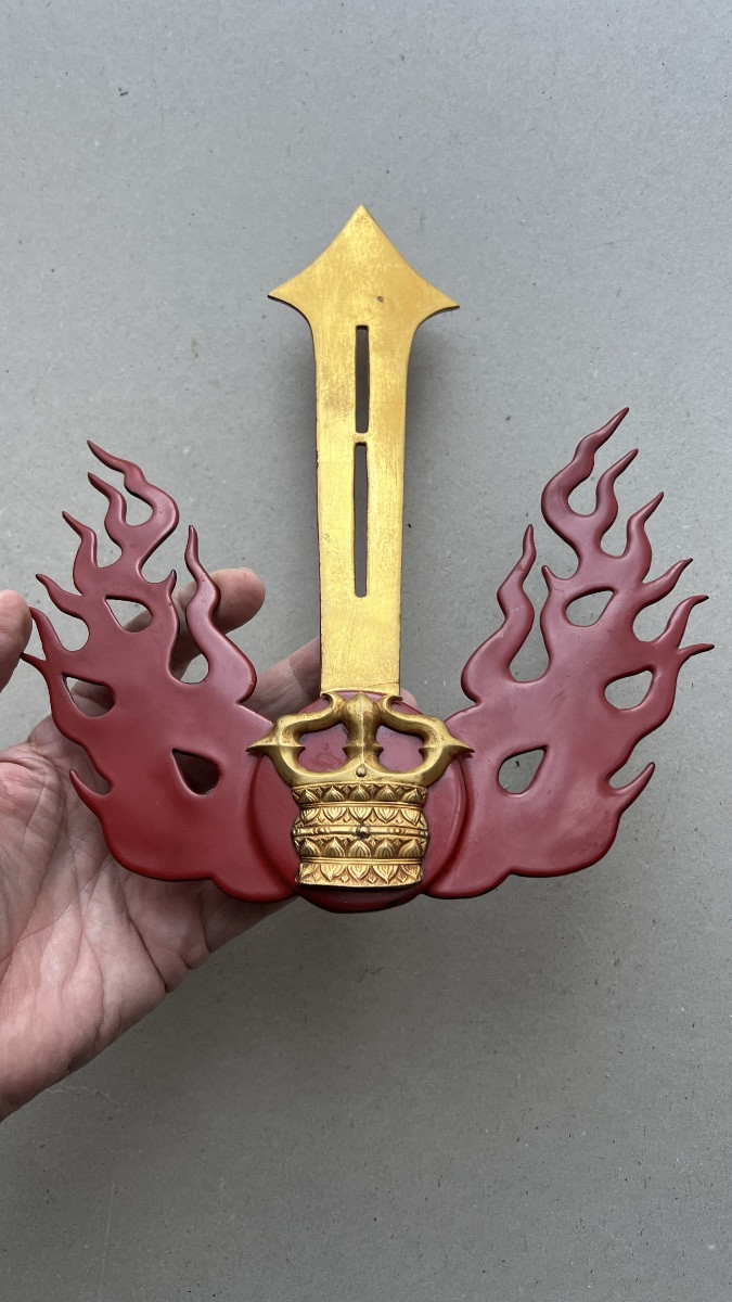 grand maedate pour casque de samurai-photo-4