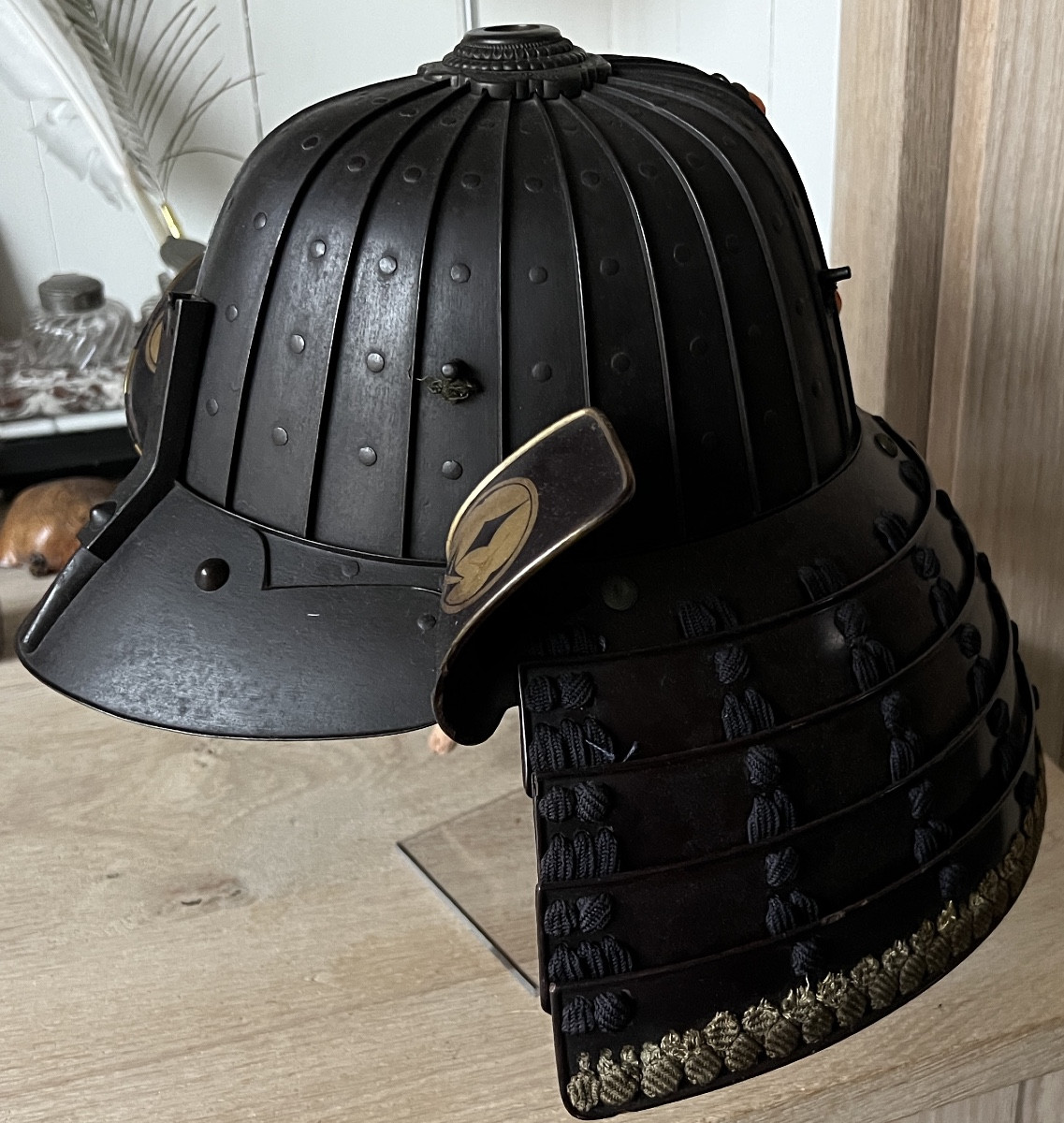 casque de samurai a 24 lamelles