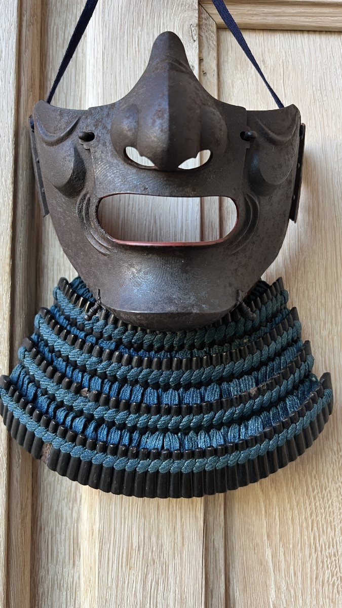 Samurai Menpo In Russet Iron Patina