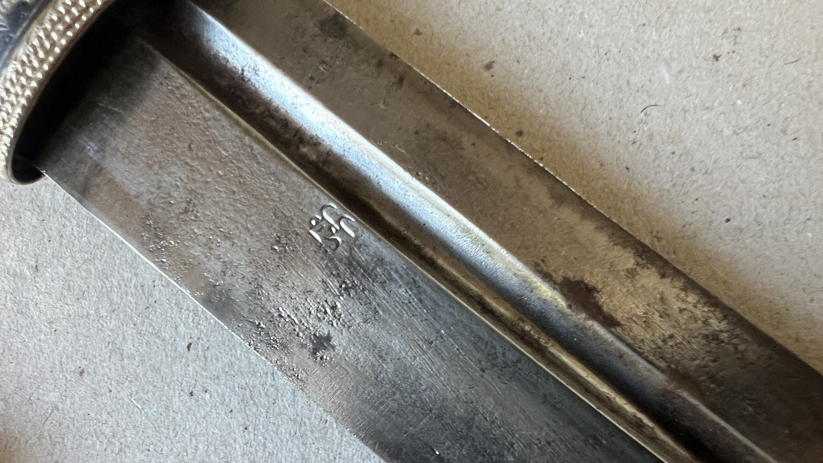 Petit kindjahl en argent niellé-photo-3