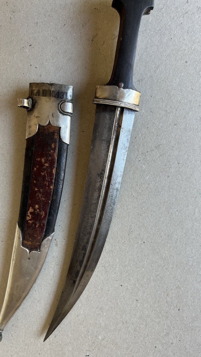 Petit kindjahl en argent niellé-photo-4