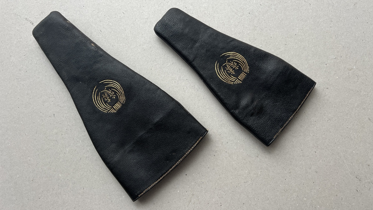 Pair Of Japanese Samurai Dai Sho Sword Grip Covers