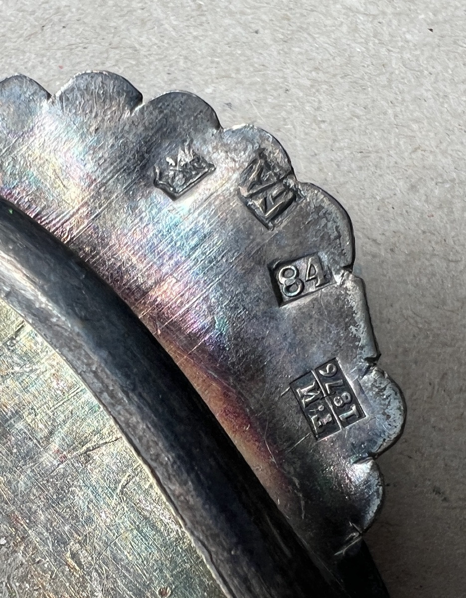 boucle de ceinturon caucasien en argent niellé-photo-4