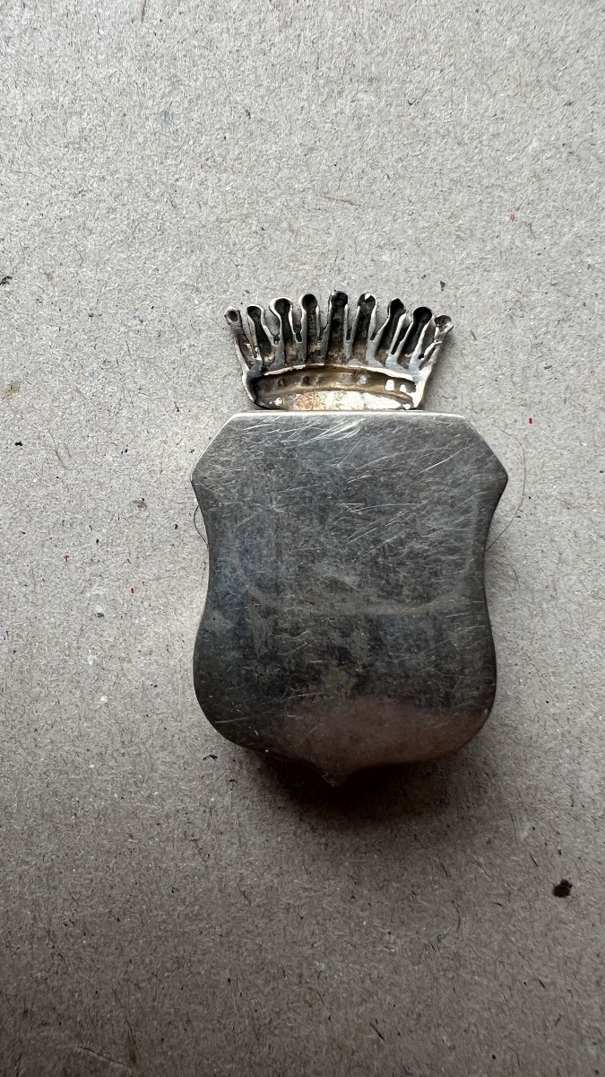 petite boite a pilule en argent-photo-2