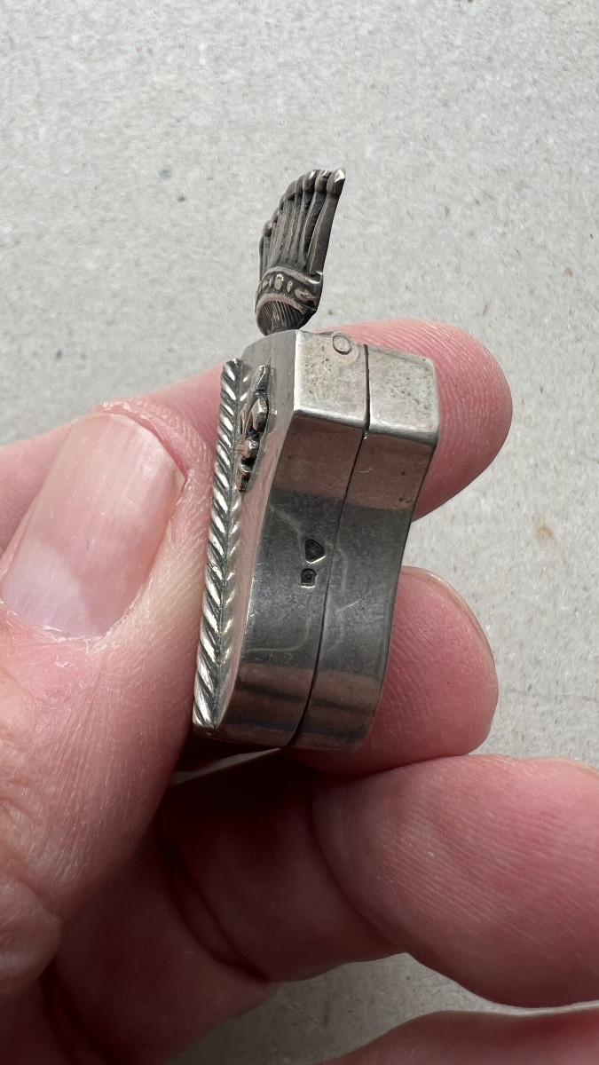 petite boite a pilule en argent-photo-3