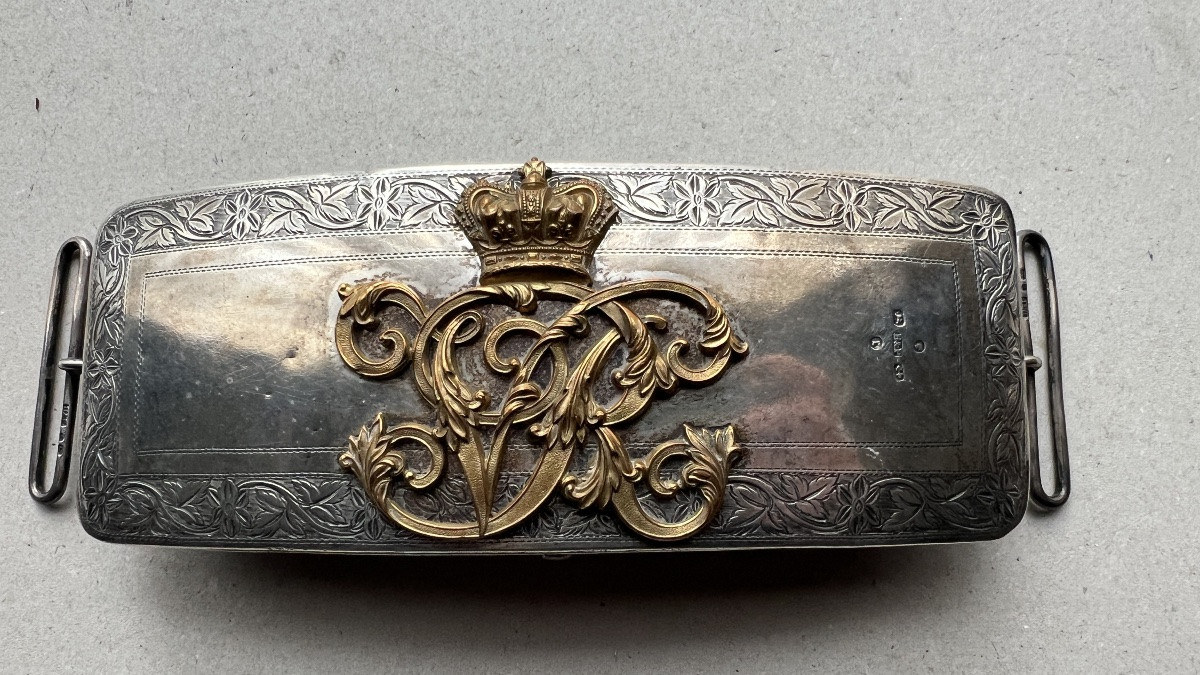 boite cartouchière en argent pour officier anglais-photo-3