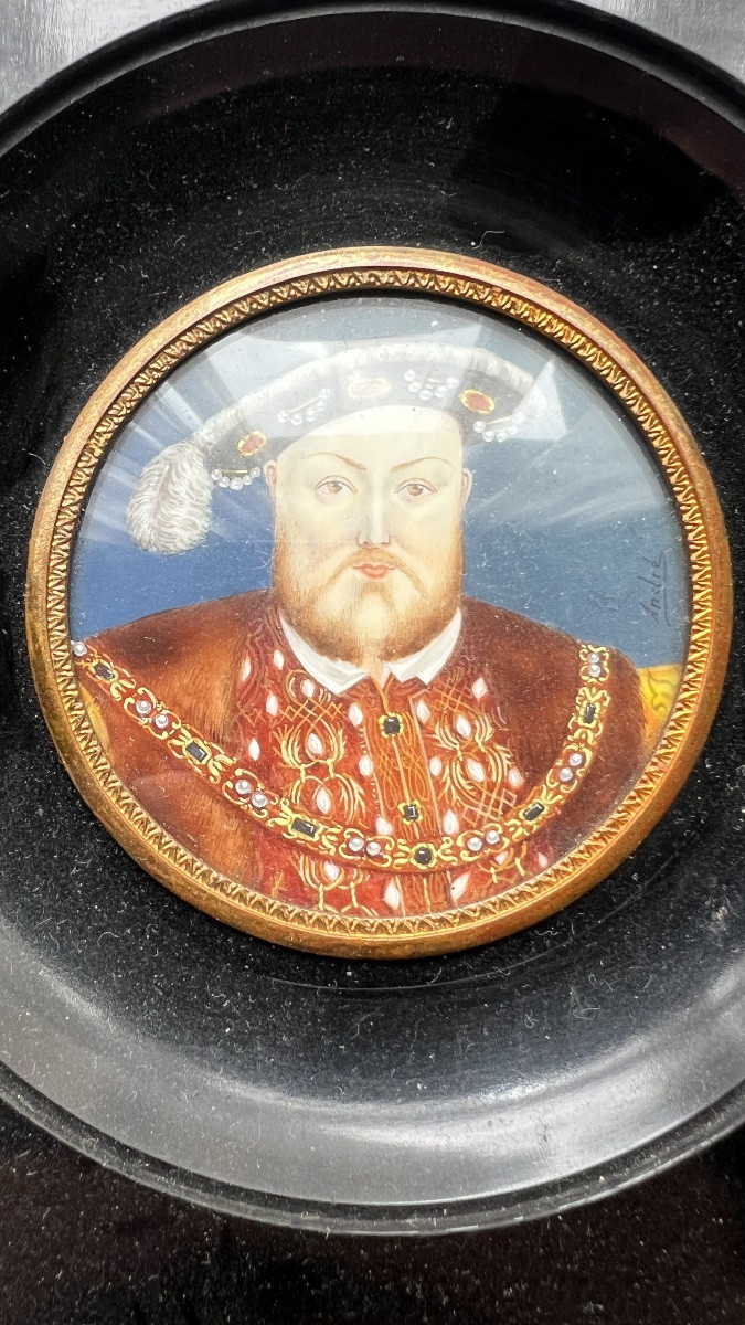 Miniature Portrait Of Henry VIII By Andre-photo-2