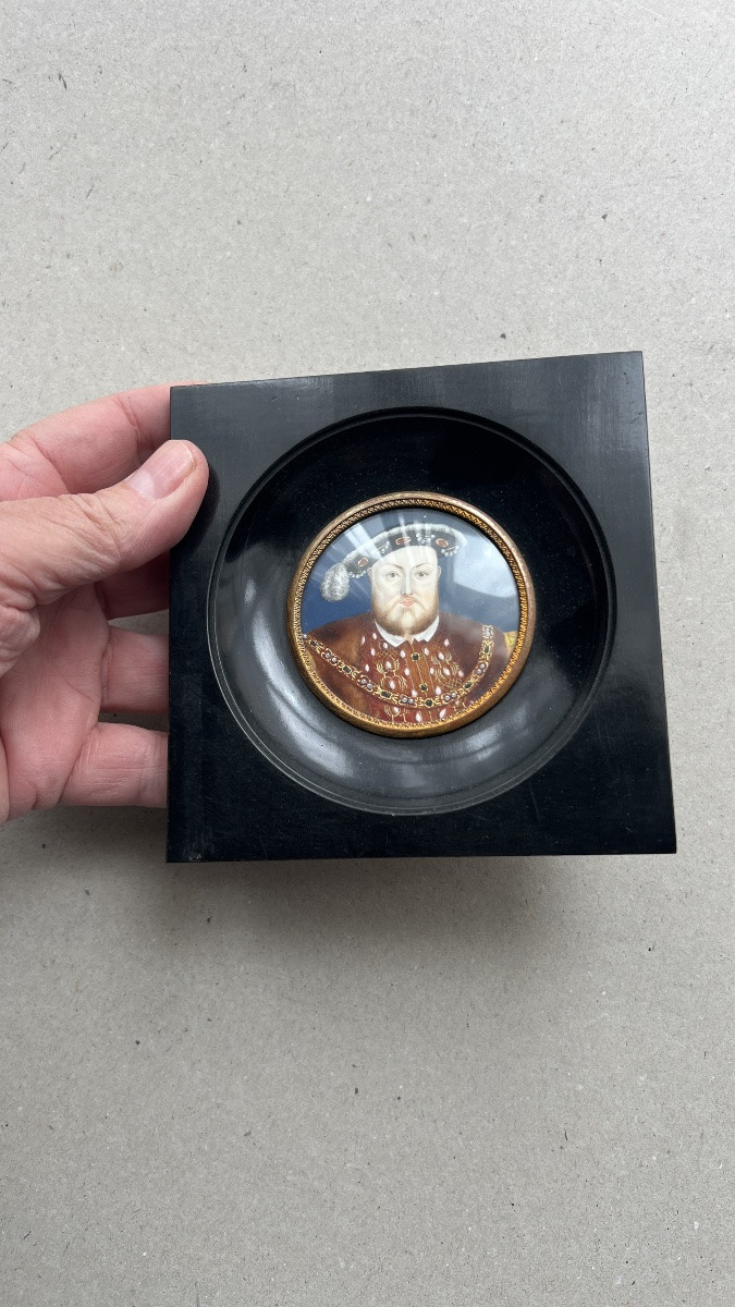Miniature Portrait Of Henry VIII By Andre-photo-1