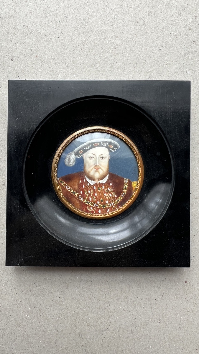 Miniature Portrait Of Henry VIII By Andre