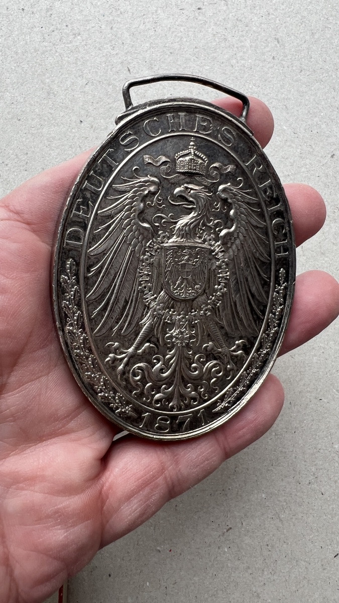 Large German Commemorative Medal From Württemberg-photo-3