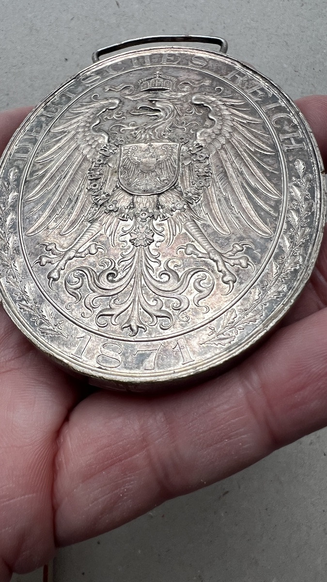 Large German Commemorative Medal From Württemberg-photo-4