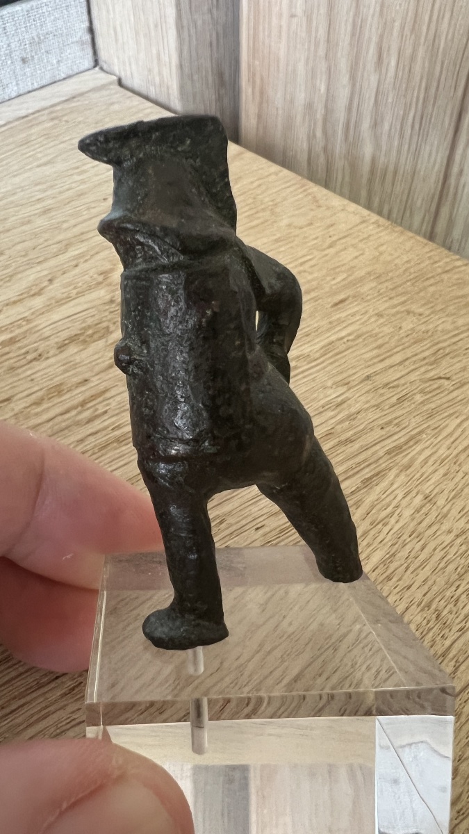 Roman Bronze Statue Of A Gladiator-photo-3