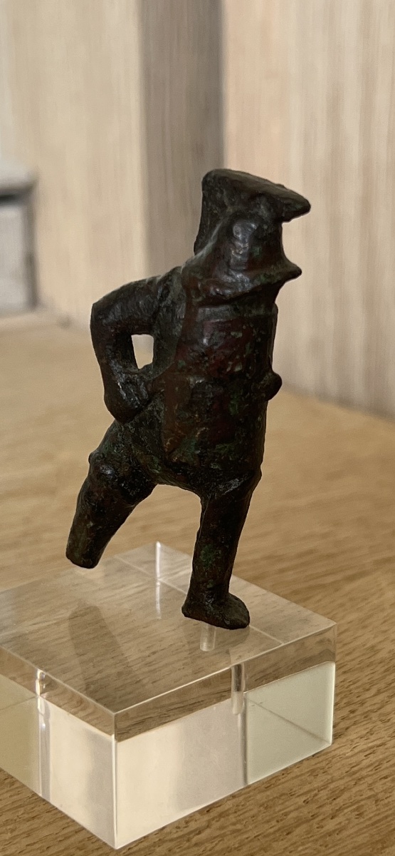 Roman Bronze Statue Of A Gladiator-photo-1