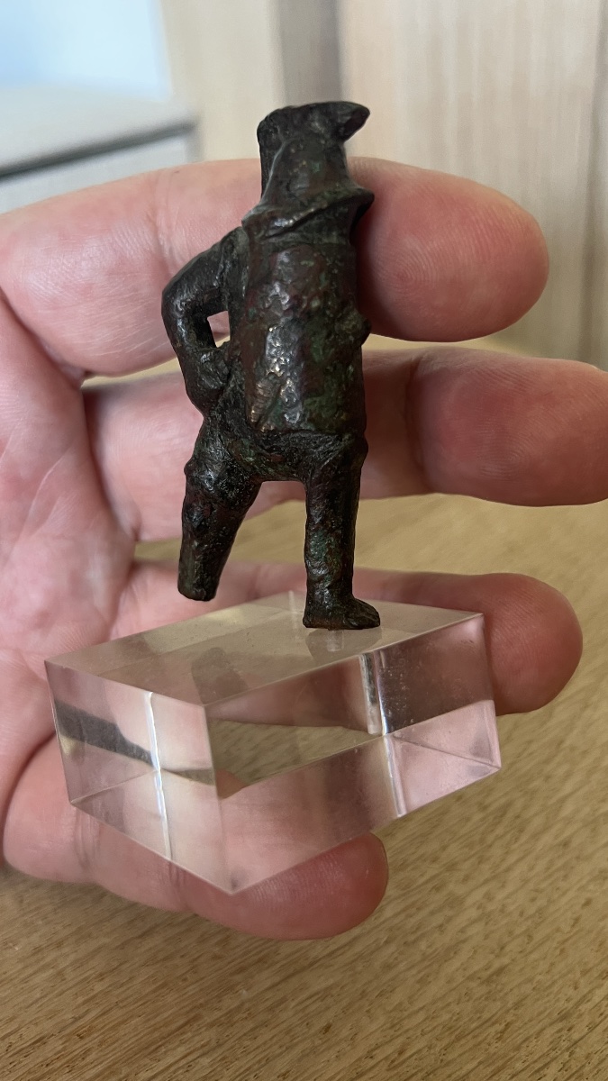 Roman Bronze Statue Of A Gladiator-photo-3