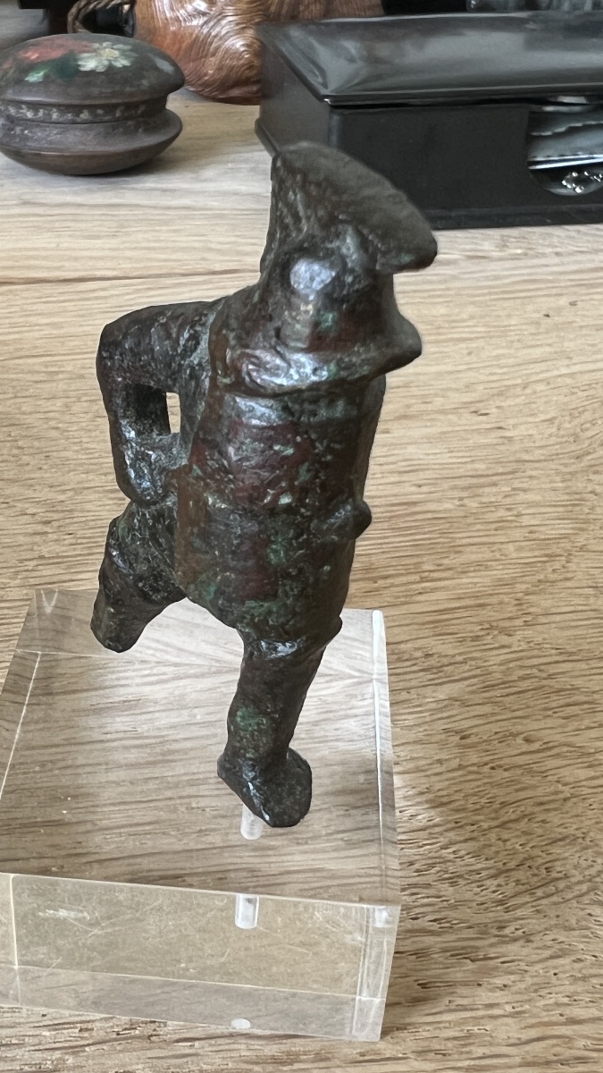 Roman Bronze Statue Of A Gladiator-photo-5