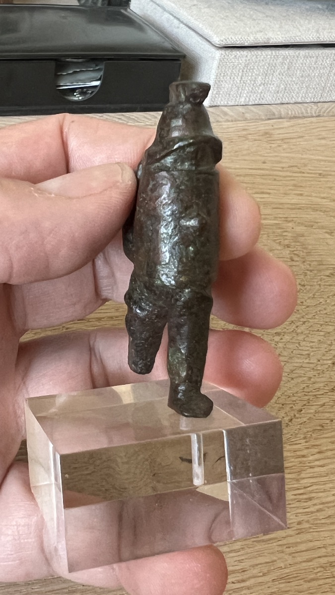 Roman Bronze Statue Of A Gladiator-photo-8