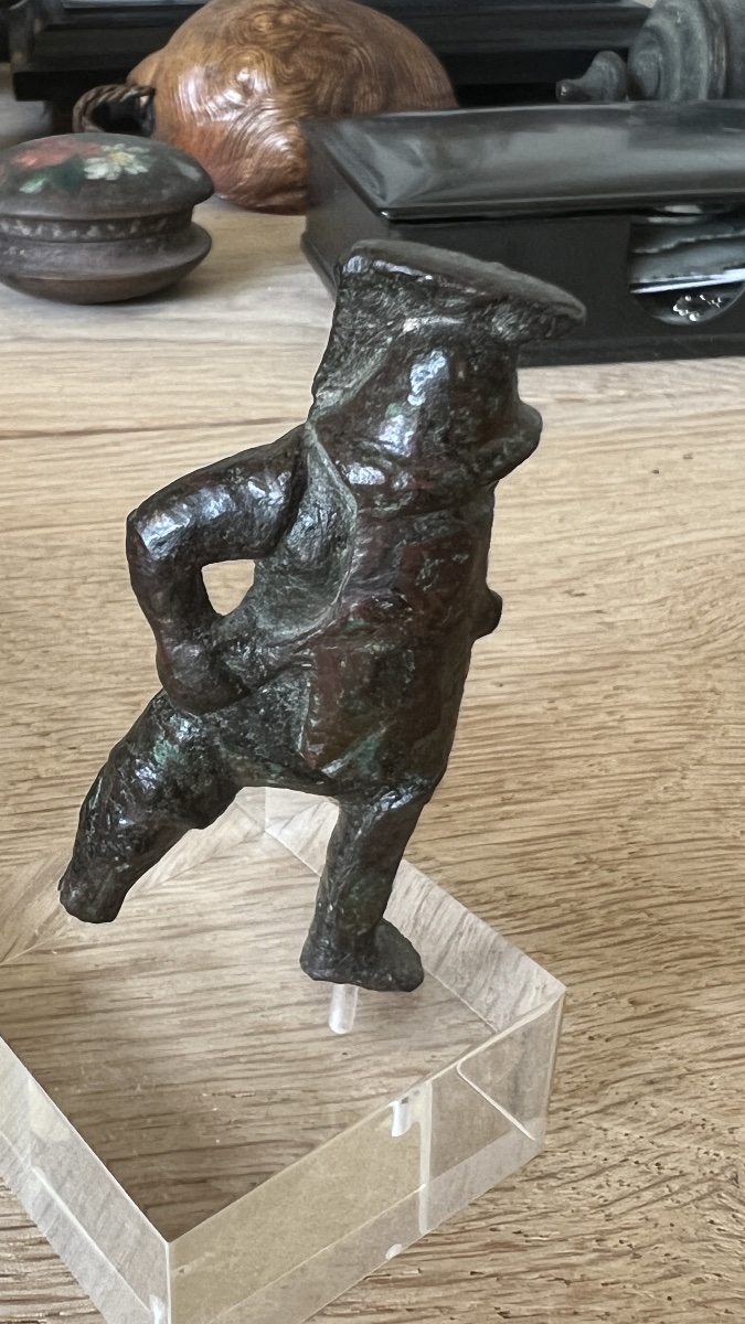 Roman Bronze Statue Of A Gladiator