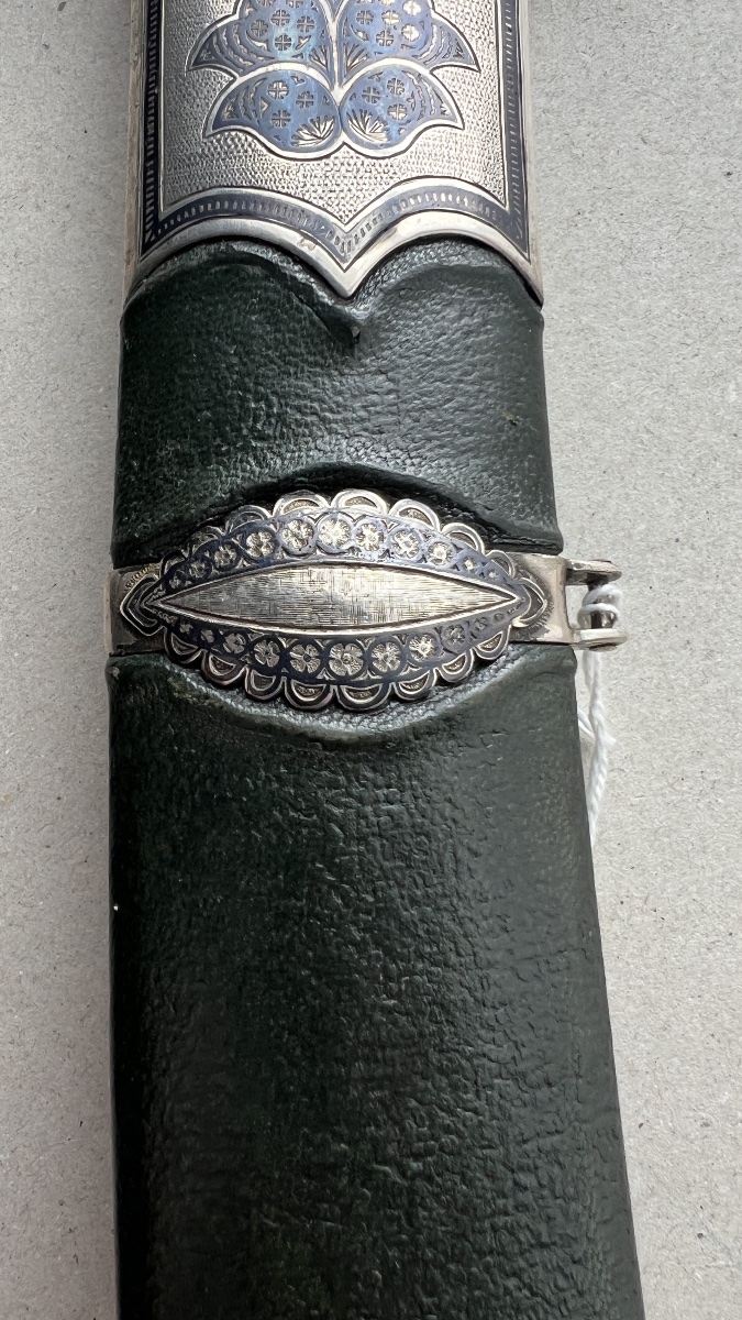 sabre argent niellé oriental style karabela-photo-4
