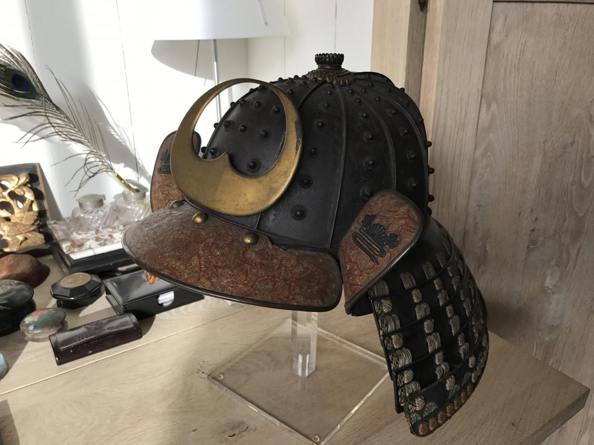 Casque Samurai Kaga kabuto