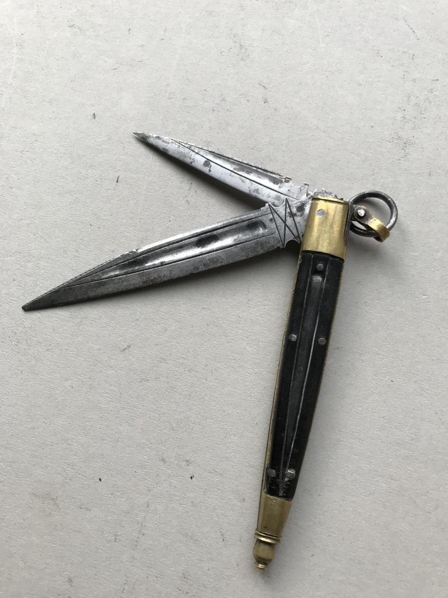 Double Lamme Folded Folding Knife-photo-3