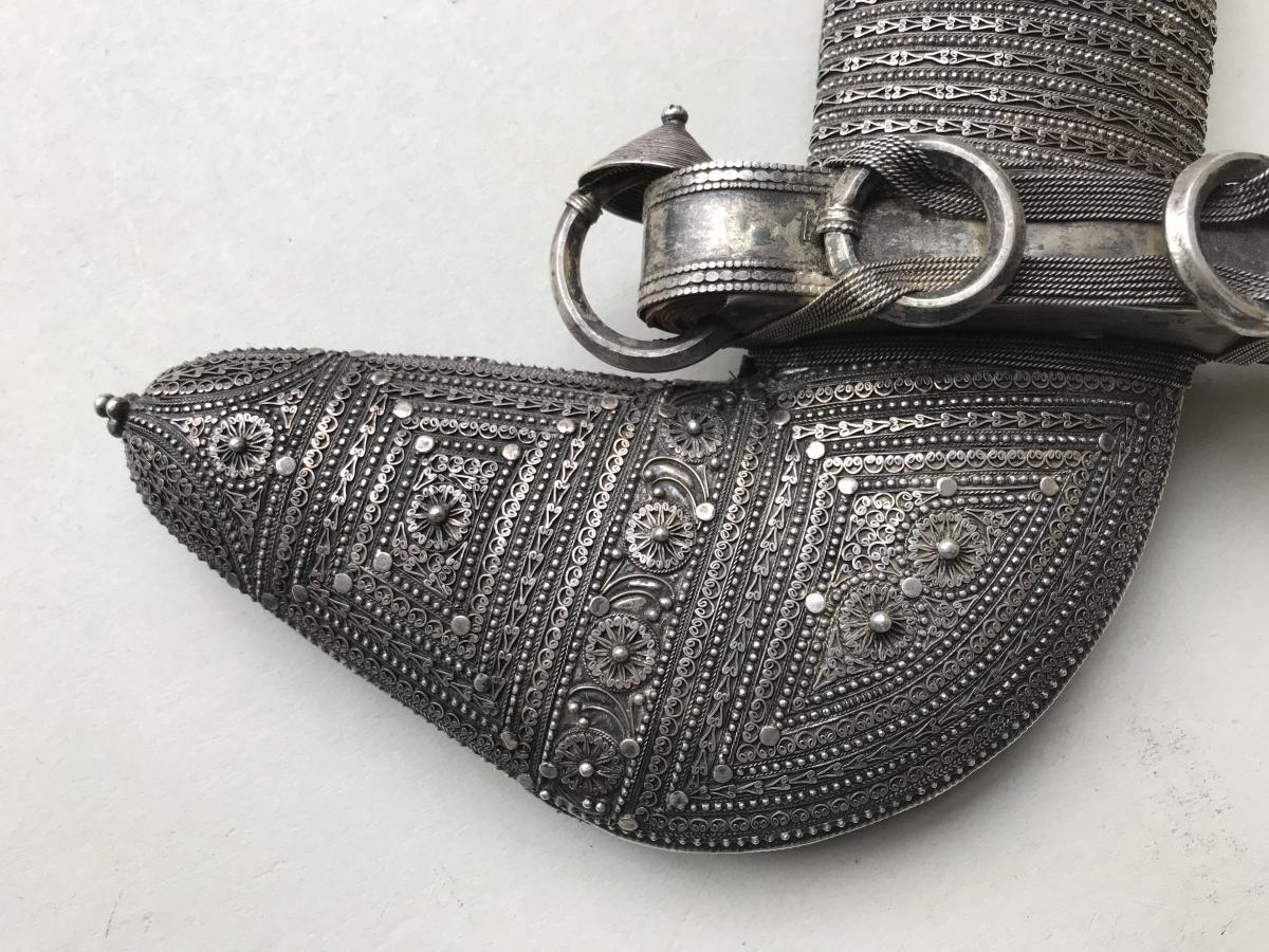 Silver Jambiya Knife-photo-3