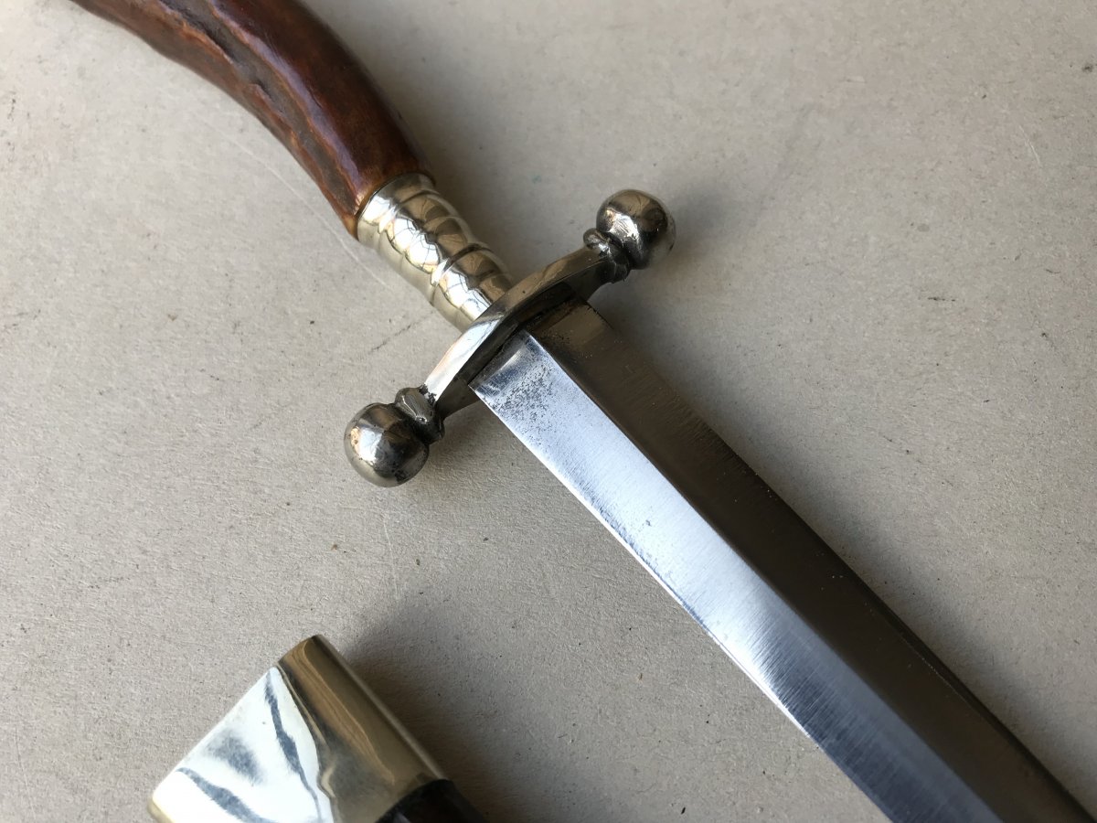 Small Corsican Or Italian Stiletto Dagger-photo-3