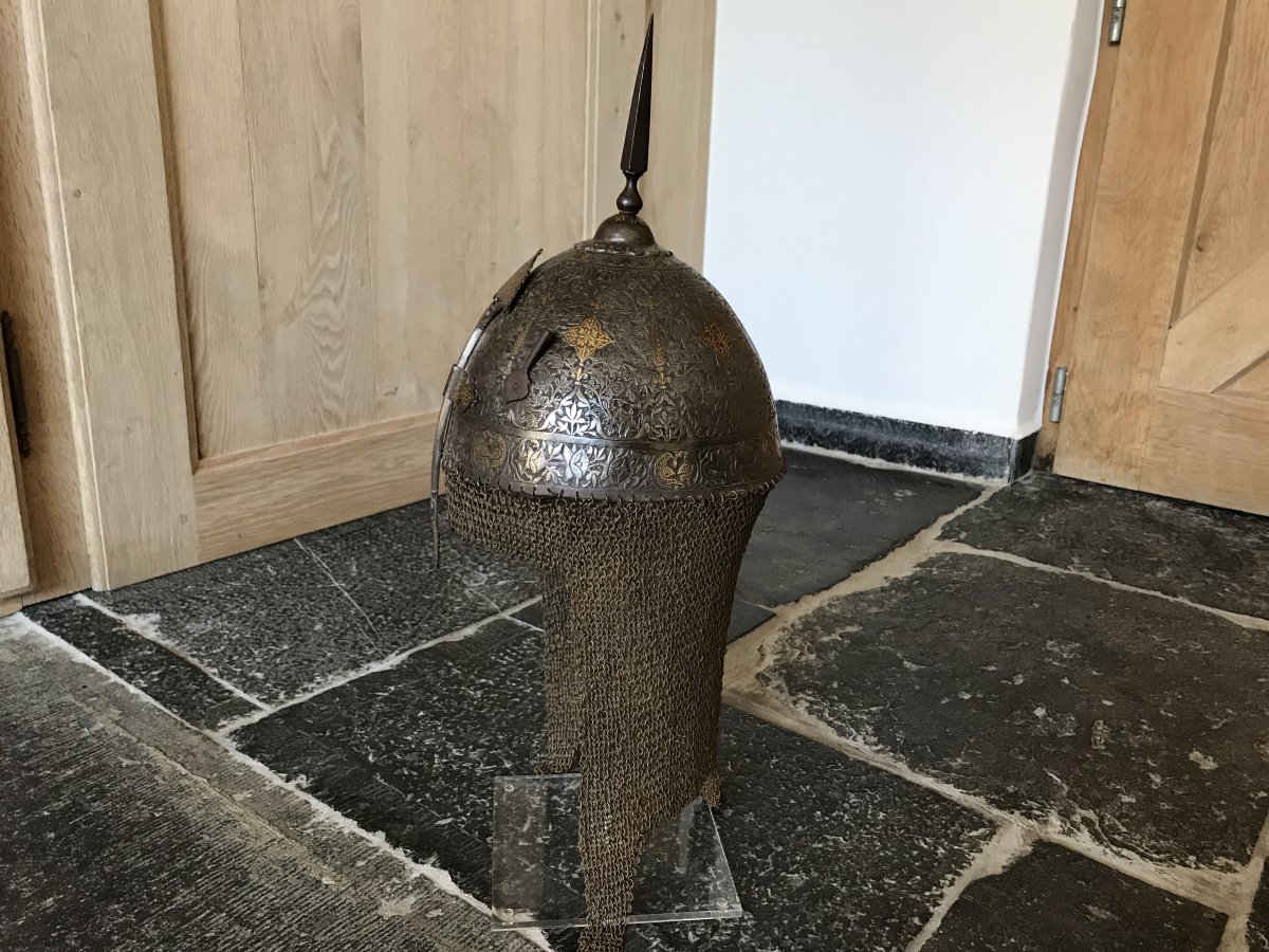 Very Beautiful Indian Kula Khud Helmet-photo-2
