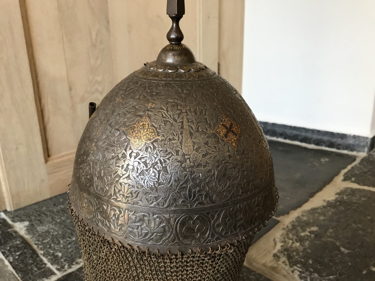 Very Beautiful Indian Kula Khud Helmet-photo-3