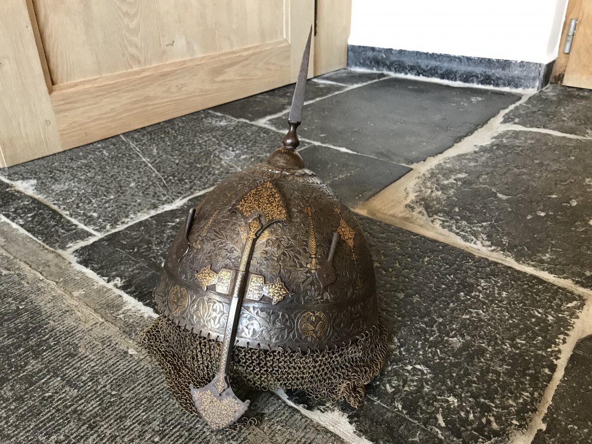 Very Beautiful Indian Kula Khud Helmet-photo-5
